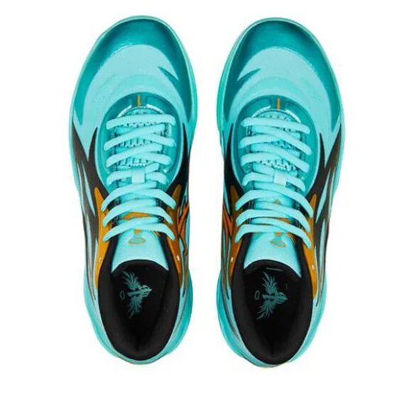 Puma LaMelo Ball MB.02 Honeycomb Electro Aqua Blue 377590-01 - Picture 4 of 6